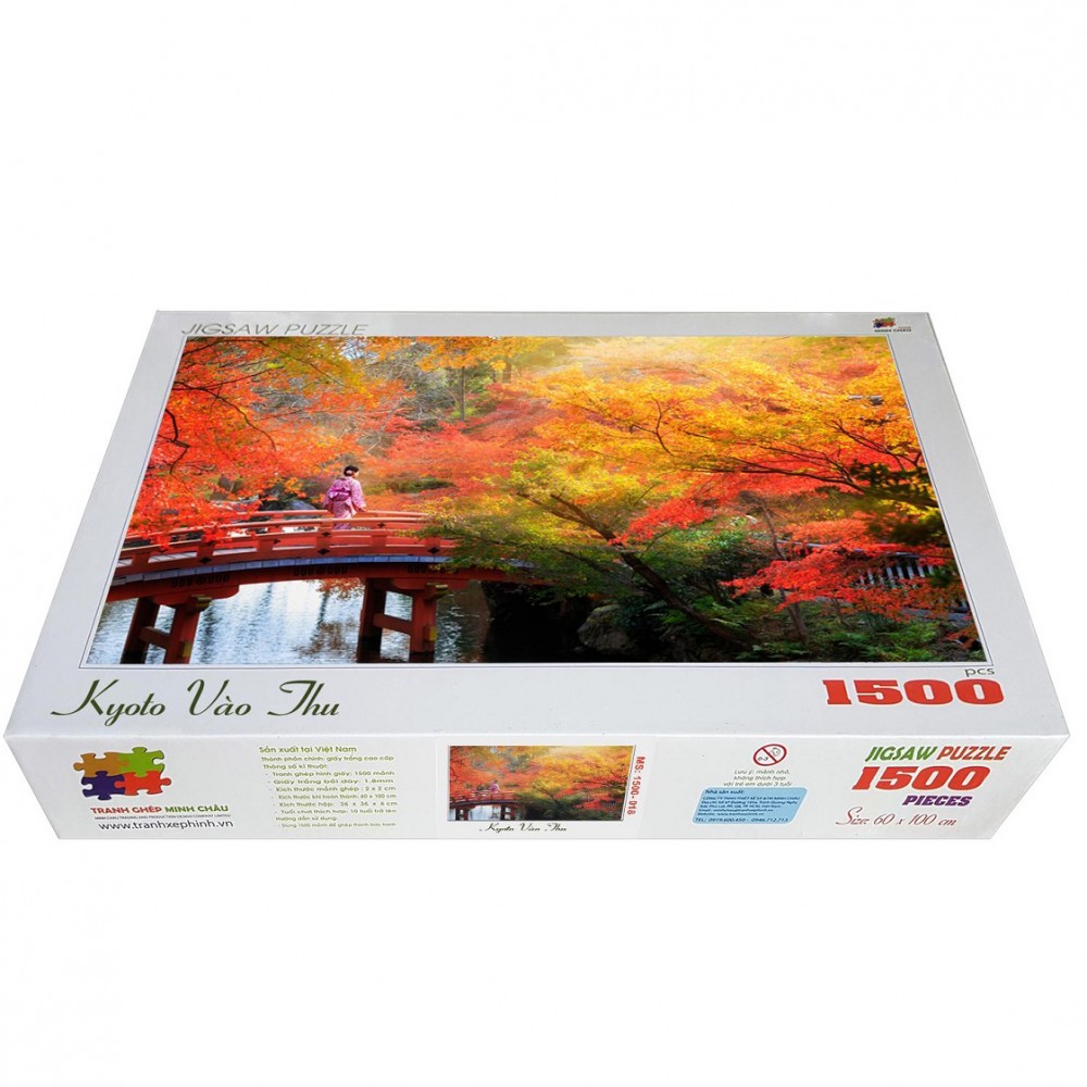 Bộ tranh xếp hình cao cấp 1500 mảnh – Kyoto Vào Thu (60x100cm)